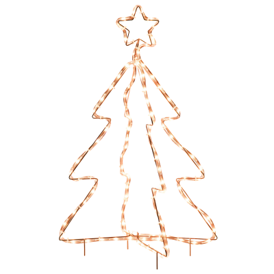 Outsunny 30" Outdoor LED Christmas Tree Lights, Warm White