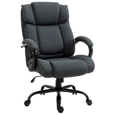 Vinsetto High Back Big & Tall Office Chair, 484lbs, Charcoal Gray