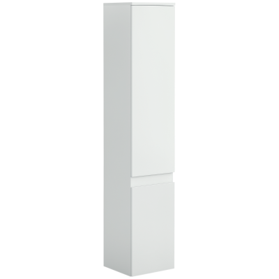 kleankin Tall Bathroom Cabinet, Freestanding Storage Organizer with Adjustable Shelves and Cupboards, 11.8" x 11" x 6", White