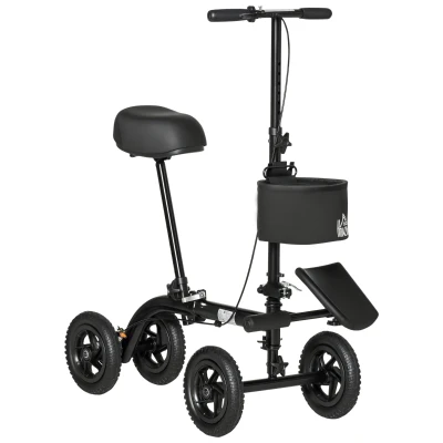 ★展示品★SPEAR スピア Avant Garde マッドブラック★ AllCure All Terrain Foldable Medical Knee Walker Scooter