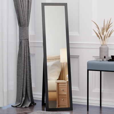 HOMCOM Full Length Mirror for Bedroom, Free Standing Dressing Mirror, Wall Mirror for Living Room, 15" x 61"