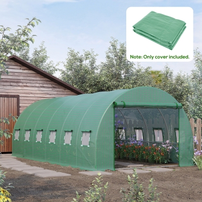 Outsunny 19.7' x 9.8' Heavy Duty Greenhouse Cover Replacement