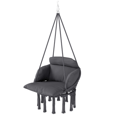 Hammock Chair 31.5" x 23.6" x 15.7" Dark Gray