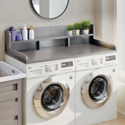 Practical Washer Dryer Countertop with Non-slip Pads, Grey
