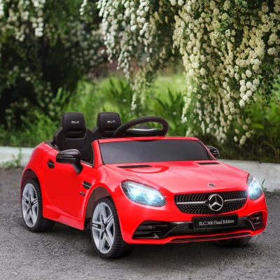 Aosom Mercedes SLC 300 Kids Electric Car, Remote Control, Red