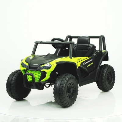 12V Ride-On UTV Electric Car with Dual Control Child Drive or 2.4G Parental Remote, Green