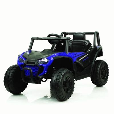 12V Ride-On UTV Car with 2-Mode Drive, Blue