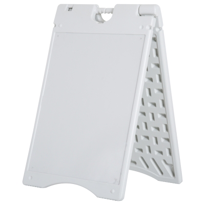 Vinsetto 22" x 28" Folding A-Frame Sidewalk Sign, White