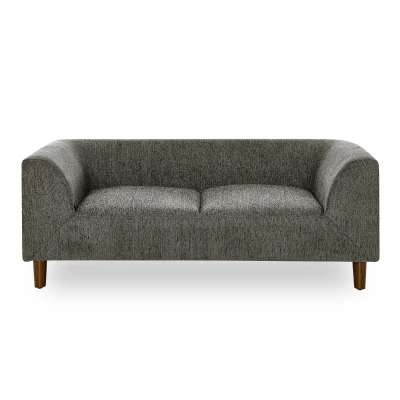 Modern Pet Sofa with Backrest and Armrests, Dark Gray