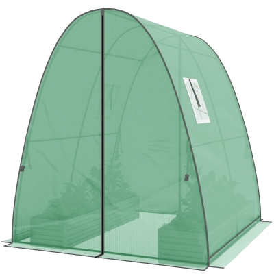 Tunnel Greenhouse 70.9" x 70.9" x 78.7" Green