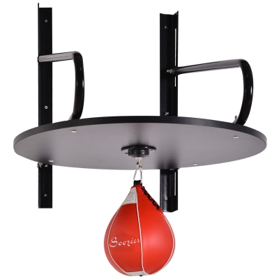Soozier Wall-mounted Speed Bag Boxing Platform with Adjustable Height