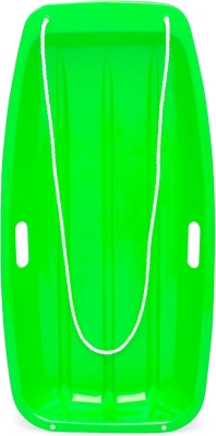 Best Choice Products Kids 35in Plastic Toboggan — Dual Handles & Nose Pull Rope