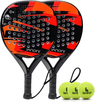 Carbon Fiber Surface Padel Racket — EVA Memory Foam Core, Lightweight Design