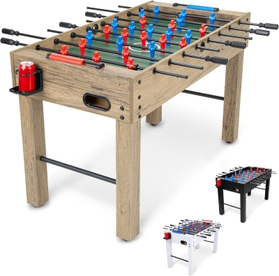 GoSports 48"" Foosball Table — Sturdy Home, Office & Game Room Table with Multiple Color Options