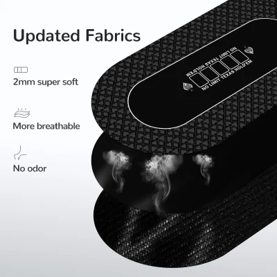 Waterproof 70 x 35 Inch Texas Hold'em Poker Mat — Premium Smooth Surface, Noise Reduction, Slip-Resistant Backing, Metal-Zip Tote