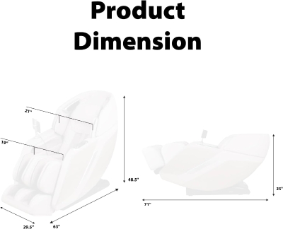 Titan 4D Ultima Massage Chair - Taupe | Full-Body Air Compression | Zero Gravity | SL-Track 4D Therapy | Foot Rollers | Touchscreen & Space-Saving Design