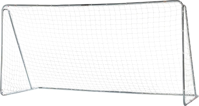 Franklin Sports Competition Portable Steel Soccer Goal – Backyard Regulation Net for Adults & Youth with Ground Stakes – Multiple Sizes & Colors