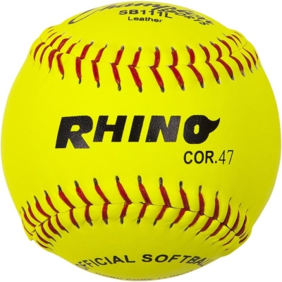Champion Sports Softballs – Leather & Synthetic Balls for Practice and Competition, Multiple Sizes, Cores & Styles, NFHS-Approved Options