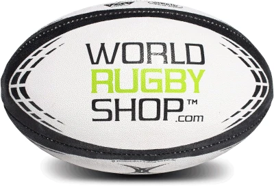 Gilbert G-TR4000 Training Rugby Ball (Sizes 3, 4, 5) — Hand-Stitched, 3-Ply Construction