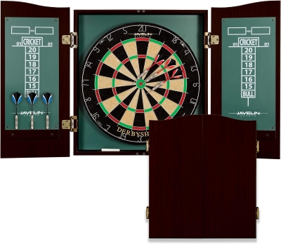 EastPoint Sports Belmont Derbyshire Bristle Dartboard & Cabinet Set