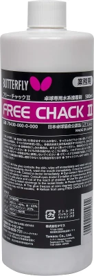 Butterfly Free Chack II Table Tennis Glue — Formulated for Spring Sponge Rubbers (Tenergy, Dignics) — 20 ml / 100 ml / 500 ml