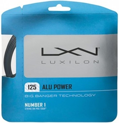 Luxilon ALU Power 125 Tennis String - 220m Reel (Silver) - Set & Reel