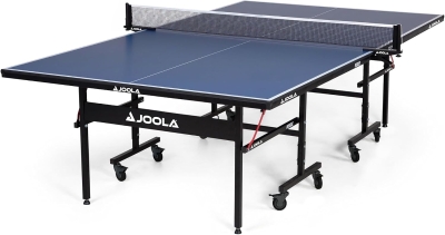JOOLA Inside 15mm MDF Indoor Ping Pong Table — Tournament-Grade, Foldable with Quick-Clamp Net & Post Set, Single-Player Playback, 10-Minute Assembly