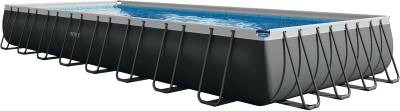 INTEX Ultra XTR Deluxe Rectangular Pool Set (26373EH) — 32' x 16' x 52"" with 2800 GPH Krystal Clear Sand Filter Pump