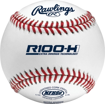 Rawlings NFHS NOCSAE High School Baseballs - 12 Count (R100-H1 / R100-H2 / R100-H3 / RNF Options)