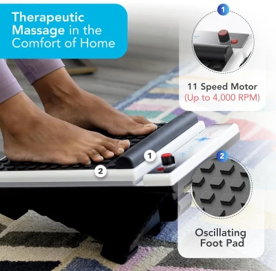 MedMassager Foot Massager Plus (MMF07) — Portable Deep-Tissue At-Home Massager, Dual-Speed Therapy for Neuropathy Relief & Improved Circulation