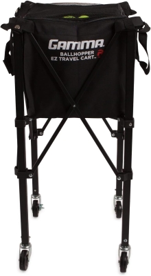 GAMMA Sports EZ Travel Cart - Portable Tennis & Pickleball Hopper with Premium Carrying Case (150/250 Capacity)