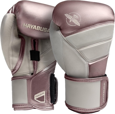 Hayabusa T3 Boxing & MMA Gloves — Men/Women, Splinted Wrist Support with Dual-X Closure, 5-Layer Knuckle Padding