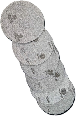 Creating The Difference TruCut Bowling Ball Sanding Pads - 18 Pack (5""), Assorted Grits 500/1000/1500/2000/3000/5000