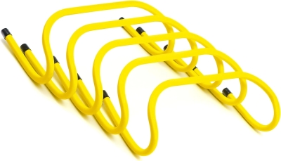 Trademark Innovations Speed Training Hurdles – Pack of 5, 6-Inch Agility Hurdles