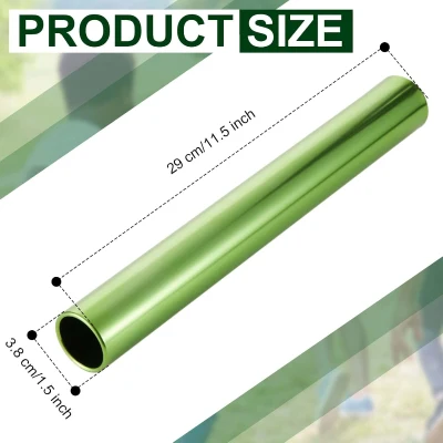 Lewtemi Aluminum Relay Batons for Track & Field — Corrosion-Resistant Race Batons, Set of 14 (7 Assorted Colors) for Outdoor and School Relays