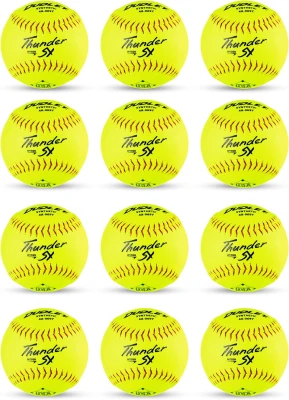DUDLEY Slowpitch Softballs | Official USASB & USSSA | 12-inch Multiple 12-Count Options