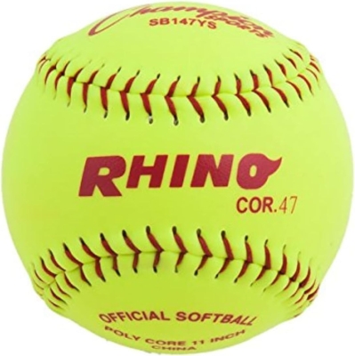 Champion Sports Softballs — Leather & Synthetic Options, Multiple Sizes/Cores, NFHS Approved