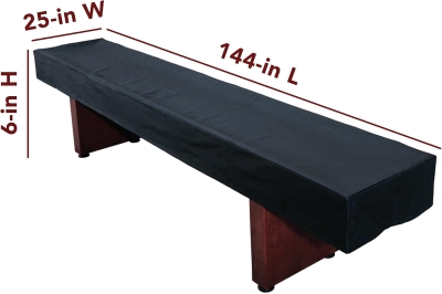 Hathaway 12-ft Shuffleboard Table Cover — Synthetic Leather Fitted Protection
