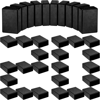 20-Pack EVA Foam Yoga Blocks – Lightweight Non-Slip Support Bricks for Pilates, Stretching and Meditation (Black)