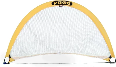 PUGG Pop-Up Soccer Goal Set – Portable Training Nets with Knitted Poly Mesh, Original Pickup Game Goal – Includes Two Goals and Carry Bag