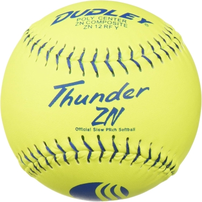 Dudley 12"" USSSA Slowpitch Softballs - Official USASB & USSSA, Multiple 12-Count Options