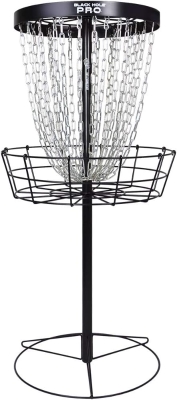 MVP Disc Sports Black Hole Pro — 24-Chain Portable Disc Golf Basket