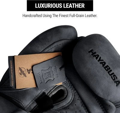 Hayabusa T3 LX Unisex Leather Boxing Gloves - For Training, Sparring, Heavy Bag & Mitt Work