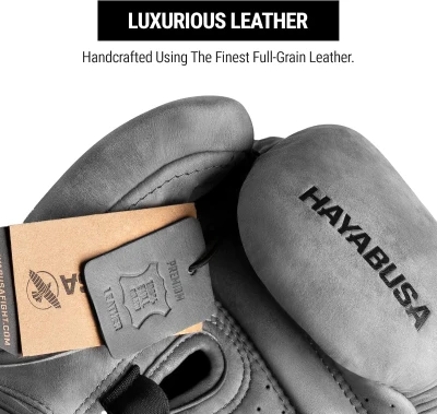 Hayabusa T3 LX Leather Boxing Gloves – Unisex Training & Sparring Gloves for Heavy Bag and Mitt Work