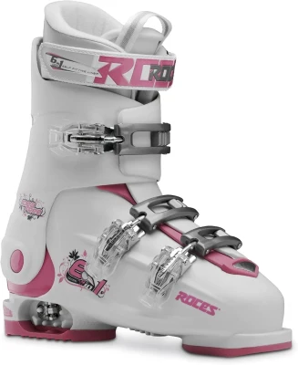 Roces IDEA UP Adjustable Ski Boots for Kids – Youth & Toddler Expandable Downhill Boots with Single Buckle – Girls & Boys Sizes
