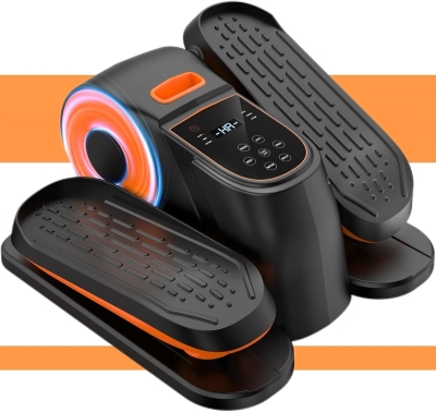 VIVURN 028 Under-Desk Elliptical — 12-Speed, 5-Mode Motorized Leg Trainer for Seated Use, Low-Noise for Home & Office