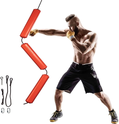 Jukestir Only Punching Bag with Dynamic Motion — Patented Reflex Training Bag for Boxing, MMA and Cardio Conditioning