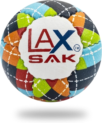Lax Sak Soft Practice Lacrosse Balls — Packs from 1 up to 120 — Regulation Size & Weight with Lower Bounce and Minimal Rebounds for Indoor and Outdoor Use