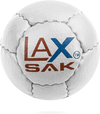 Lax Sak Soft Training Lacrosse Balls — Available in 1, 2, 3, 6, 12, 24, 36, 60 & 120 Packs - Regulation Weight/Size, Less Bounce for Indoor and Outdoor Practice