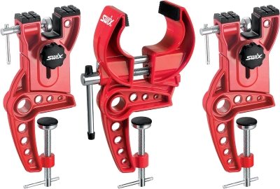 Swix T149-50 Ski Vise — Adjustable 50mm Jaw Clamps for Waxing and Tuning Alpine & Downhill Skis